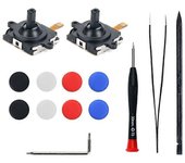 Joystick del controlador del juego compatible con el conjunto de herramientas de desmontaje de Quest 2 Tapas del joystick izquierdo / derecho re Co...