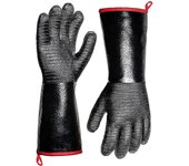 932f Guantes Resistentes al Calor Extremo Para Barbacoa A La Parrilla, Guantes Impermeables De Manga Larga A La Parrilla Para Freidora, Hornear - J...