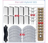 Para G50 Hybrid, L60 Hybrid / L60 Hybrid Piezas de vacío Cepillo lateral principal Filtro Hepa Almohadillas de fregona Bolsas para el polvo Como se...