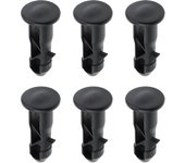 3 pares de pernos de bisagra pasadores de bisagra para contenedores de tapa de botes de basura para caber 240/120/100 / 60l cubos de basura al aire...