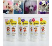 80g Semi Permanente Pet Dye Cream High Pigmented Colorido Pelo de Perro Coloración Brillante Colorante Suministros de Pigmento para el Hogar Púrpur...
