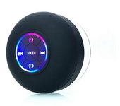 Altavoz de ducha inalámbrico Altavoz Bluetooth 5.0 a prueba de agua con succión Blanco sin pegatinas