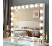 Espejo de maquillaje de vanidad LED Hollywood Espejo de maquillaje Led Hollywood Espejo de luz Bombillas LED regulables