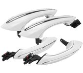 4X Juego de manijas de puerta de acceso de confort exterior exterior blanco para- 5 6 7 Series F07 F10 F11 F06 F12