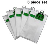 6 bolsas de aspiradora para Vorwerk Kobold Vk 140 Vk 150 Verde