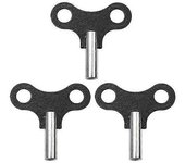 3 piezas de metal reloj de pared universal llaves de reloj de viento antiguo reloj de cuerda clave de reloj doméstico llave de reloj