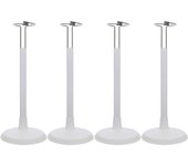 4 piezas de metal soporte de muñeca soporte de muñeca DIY pie de muñeca de moda soporte de muñeca figura soporte de muñeca soporte de muñeca blanco