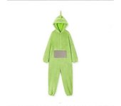 Inicio 4 Colores Teletubbies Cosplay Para Adultos Divertido Tinky Winky Anime Dipsy Laa-laa Po Soft Long Sleeves Piece Pijama Costume verde L
