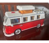 Coche Ladrillos Bus Compatible 10220 10252 10242 Modelo Bloques de Construcción Niños Niñas Regalos de Cumpleaños Juguetes Para Niños con Manual No...
