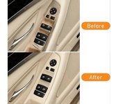 Para BMW Serie 5 F10/F11 manija de puerta, manija de la puerta delantera, manija interior izquierda F10 F11: 520 523 525 528 530 535 (20102016) beige