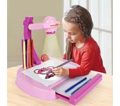 Kids Projection Drewing Sketcher, máquina de proyector de dibujo inteligente