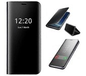 Funda Samsung Galaxy S21 Ultra Clear View con función táctil negra