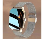 Smart Watch Hombres Mujeres Smartwatch para teléfonos Android Iphone Heart Rate Fitness Tracker Oro