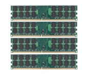 16GB 4X4GB PC2-6400 DDR2 800MHZ 240Pin para AMD Memoria de escritorio dedicada Ram 1.8V SDRAM Solo para AMD verde