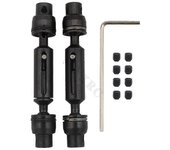Heedy Eje de transmisión de metal para 4WD 6WD Henglong WPL D12 B16 B24 B36 C14 C24 D42 JJRC Q60 Q61 MN D90 D91 MN99S RC Piezas de repuesto de actu...