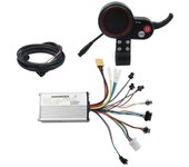 Kit de tablero de controlador de scooter eléctrico de 36V 16A con scooter de pantalla TF-100 para scooter eléctrico negro plateado
