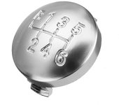6 Velocidad Mate Gear Shift Kpob Cap Cover Shifter Lever Case Cover para Alfa Romeo 159 Brera Spider 2005-2011 55344557 Plata mate