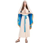 Disfraz de Virgen María israelí Cosplay de Halloween Fiesta de Carnaval Disfraz para mujeres L