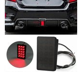 F1 Style 15 Led Rear 3rd Third Strobe Flashing Tail Brake Stop Light Universal Car Lights Signal Lamp Car Accessories