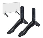 Generic Soporte de tv universal Soporte de soporte de televisión de metal de montaje base Soporte de mesa para TV de 32-65 pulgadas