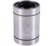 LM25UU 25mmx40mmx59mm Buje de rodamiento de bolas de movimiento lineal con sello de goma de doble cara Plata