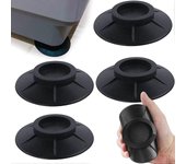 Xpba Almohadillas para los pies de la lavadora, 4 piezas Almohadillas para los pies de la lavadora Alfombrilla antivibración Almohadillas de amorti...