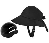 Casco de bicicleta Sombrero en forma de casco Sombrero de pesca Sombrero para el sol Casco Tipo de sombrero Gorra de casco para el ciclismo de las ...