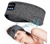 Auriculares para dormir Diadema Bluetooth, Auriculares inalámbricos para diadema Gris