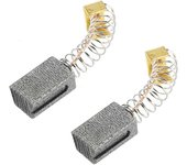 Escobillas de carbón 12x8x6mm para motores eléctricos Reparación de piezas de repuesto de sierra de mesa angular para herramientas eléctricas, paqu...