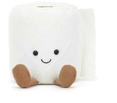 Peluche y encantador papel higiénico de papel higiénico de papel de rollo Colgante de muñeca interesante y encantador como regalo de vacaciones par...