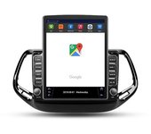 JIULUNET Para JEEP Compass 2017-2020 Car Radio 2 Din Android Stereo Carplay Autoradio para Tesla Style