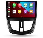 Radio estéreo de coche Android para Peugeot 207 2006 - 2015 Reproductor multimedia 2 altavoces Din DVD