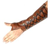 Cuero de Pu Tiro con arco Protector de brazo Protector de mano Abrazadera Arco largo Caza Tiro Arco Y Flecha Equipo De Tiro Con Arco Equipo De Prot...
