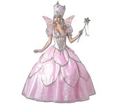Disfraz de hada rosa de Halloween Disfraz de madrina color de rosa M