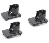 Piezas de la caja de plástico de la caja de la batería de 3PCS M12 12V (sin celda de batería) para la carcasa de la batería de iones de litio Milwa...