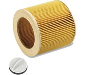 Cartucho Filtro Cartuchos para aspiradoras húmedas / secas, aspiradoras multiusos, Krcher A 2204 2254 2101 2201 Wd2 Wd3 Mv2 Mv3 Wd2.200 Wd3.500