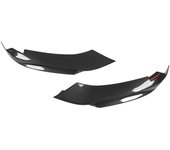 1 par de alerón de labio del parachoques delantero de repuesto estilo de fibra de carbono para 4 Series F32 F33 F36 M Sport 2014?2020