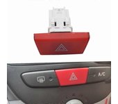 Interruptor de advertencia de peligro 6490.NG para 107 C1 Aygo Mk1 2005-2014 Interruptor de advertencia de control de luz de peligro 6490NG Accesor...