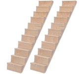 2pcs escaleras de madera en miniatura mini escalera de la casa mini escaleras modelos para el hogar al aire libre