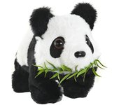 Juguete eléctrico de peluche panda con sonido Orejas móviles Boca Interactivo Caminar Animal Peluche Musical Muñeco de peluche Niños Niños Niñas Re...