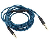 Cable de auriculares para auriculares para juegos Astro A10 A40 A30 Cable de audio de 3,5 mm (1/8") Tono negro azul