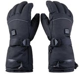 Guantes calefactables eléctricos Guantes de invierno impermeables con 3 niveles de calefacción para deportes al aire libre Negro Type 1