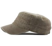 Tsim Sombrero del Ejército para Hombre De Bajo Perfil Verano 100% Algodón Liso Plano Cadete