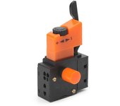 Interruptor de velocidad ajustable AC 250V / 4A FA2-4 / 1BEK para taladro eléctrico Naranja