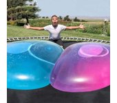 Elsavct Bola de burbujas de juguete para niños Bola de agua inflable Bolas de globo de goma de gelatina Azul