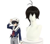 Cosplay Wig Anime Sk8 The Infinity Black Women Cosplay Wig Short Red Headwear Wig Synthetic Hair