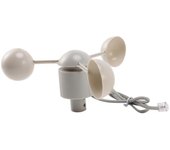 WH-SP-WS01 Anemómetro Instrumento de medición de la velocidad del viento Sensor de velocidad del viento Instrumento meteorológico A Blanco