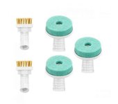 Aspiradora Accesorios Cabezales de limpieza para Deerma Dem Zq600 / zq610 Aspirador de vapor portátil