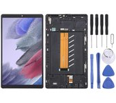 (Nuevo) Para Samsung Galaxy Tab A7 Lite SM-T220 WiFi Edition COMPATIBLE Digitalizador de pantalla LCD Ensamblaje completo con marco Negro