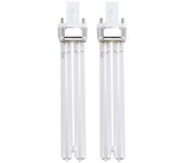 2pcs 11w Ultraviolet Uv Desinfection Light Lamps Uv Sterilization Light Bulbs For Sterilizer Fish Tank (g23 Lamp Base) Como se muestra